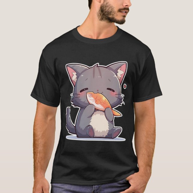 Kawaii cat T-Shirt (Front)