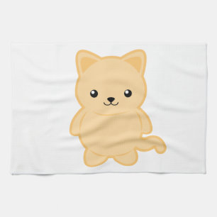 Kawaii Cat Tea Towel