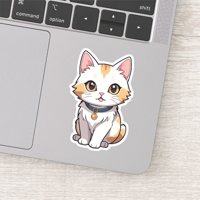 Kawaii Cat with Feline Charm (Detail)