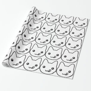 Kawaii Cat Wrapping Paper