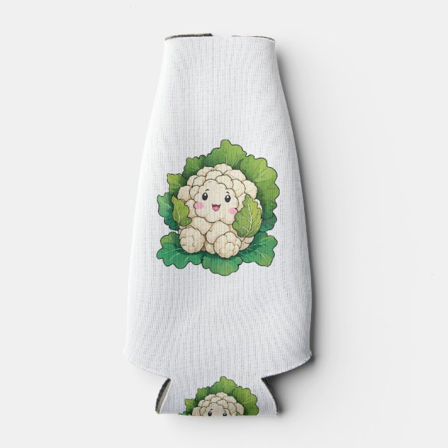 Kawaii Cauliflower Bottle Cooler (Front)