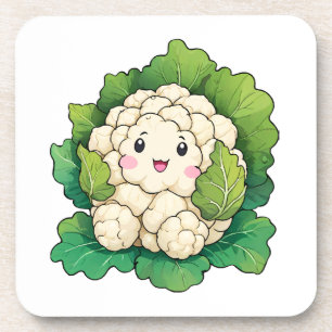 Kawaii Cauliflower Coaster