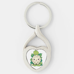 Kawaii Cauliflower Key Ring