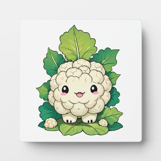 Kawaii Cauliflower Plaque (Front)