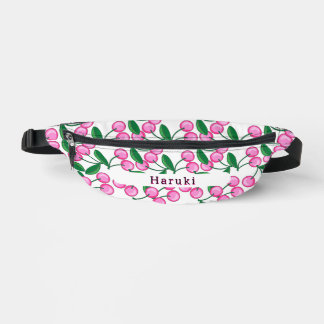 Kawaii Cherry Pattern Bum Bags