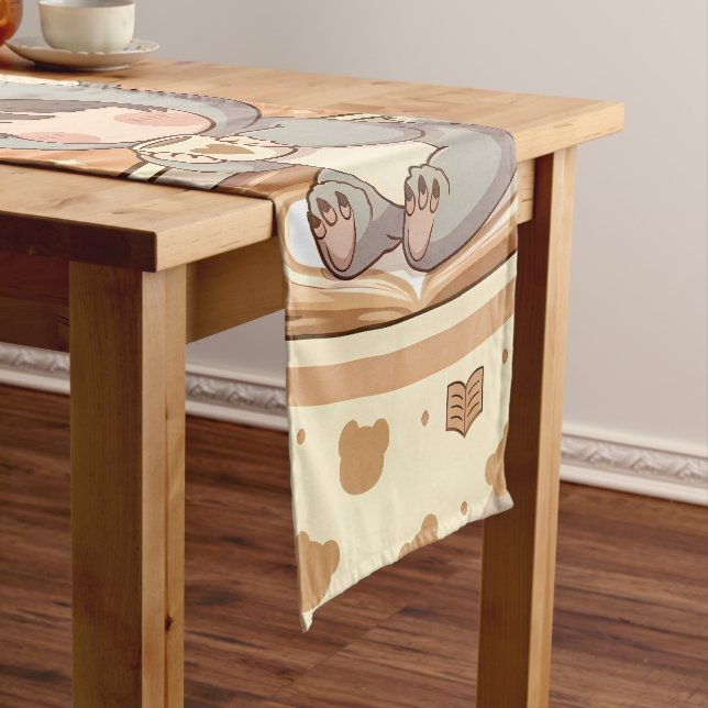 Kawaii Chibi Koala Adventure Table Runner (In Situ)