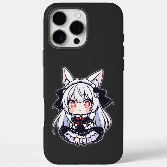 Kawaii Chibi Neko Gothic Lolita  Case-Mate iPhone Case (Back)