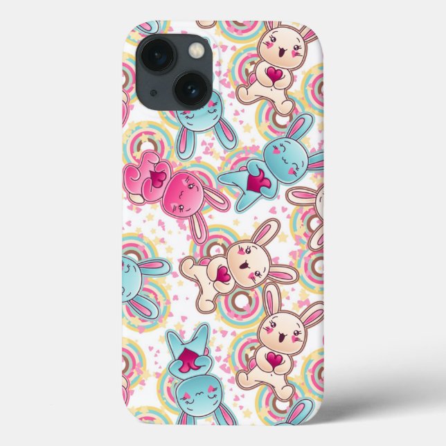 Kawaii Child Pattern with Cute Doodles 2 Case-Mate iPhone Case (Back)