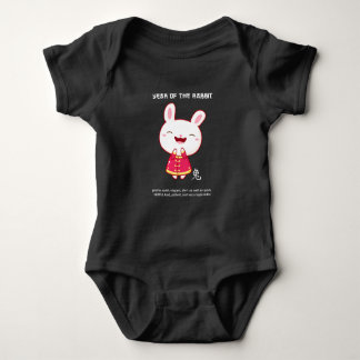Kawaii Chinese New Year Zodiac Animals Baby Bodysuit