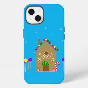 kawaii Christmas Gingerbread House iPhone 13 Case