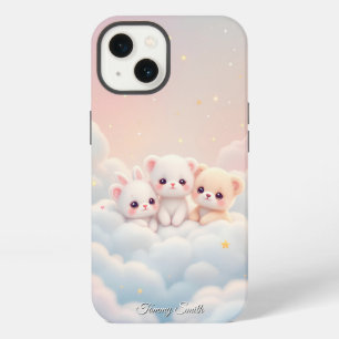 Kawaii Cloud Animals – Cute Pastel Aesthetic iPhone 13 Case