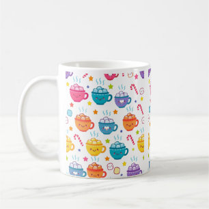 Kawaii Cocoa Cups Pattern