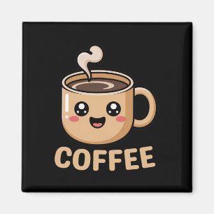 Kawaii Coffee Creamer Cup Cute Halloween Costume R Magnet