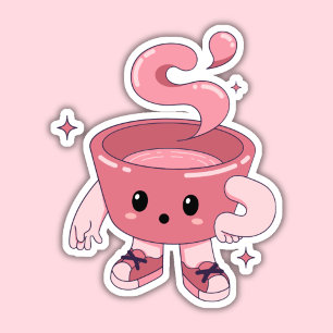 Kawaii Coffee Cup, Cute Tea Cup 