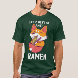 Kawaii Corgi Ramen Cute Puppy Japanese Manga Anime T-Shirt