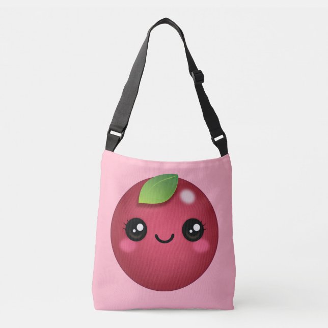 Kawaii Cranberry Crossbody Bag (Front)