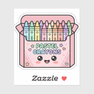 Kawaii Crayons Box Cute Teacher Appreciation