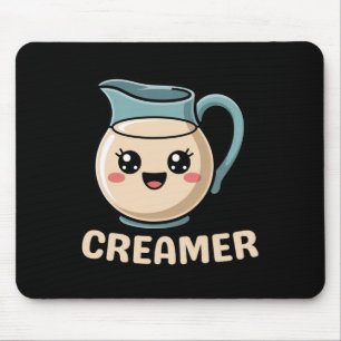 Kawaii Creamer Coffee Cute Halloween Costume Rista Mouse Pad