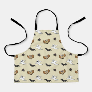 Kawaii Creepy Night Creatures Set Apron