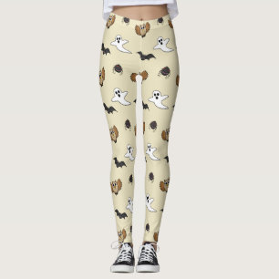 Kawaii Creepy Night Creatures Set Leggings