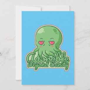 Kawaii Cthulhu Invitation
