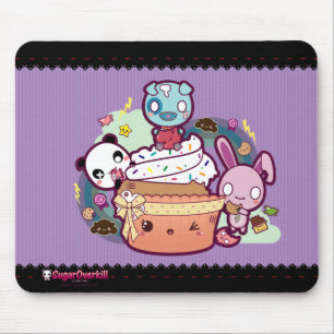 Kawaii Cupcake Attacked! Mouse Pad