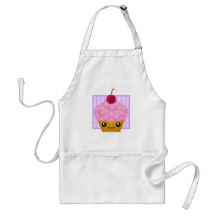 Kawaii Cupcake Cherry Apron