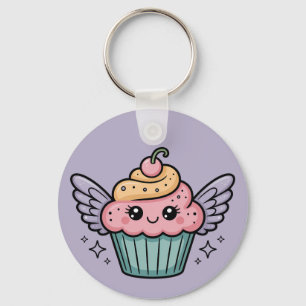 Kawaii Cupcake Key Ring