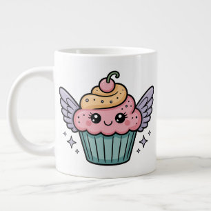 Kawaii Cupcake Large Coffee Mug