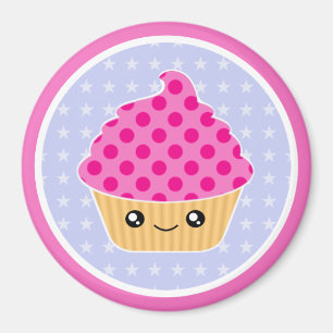 Kawaii Cupcake Magnet