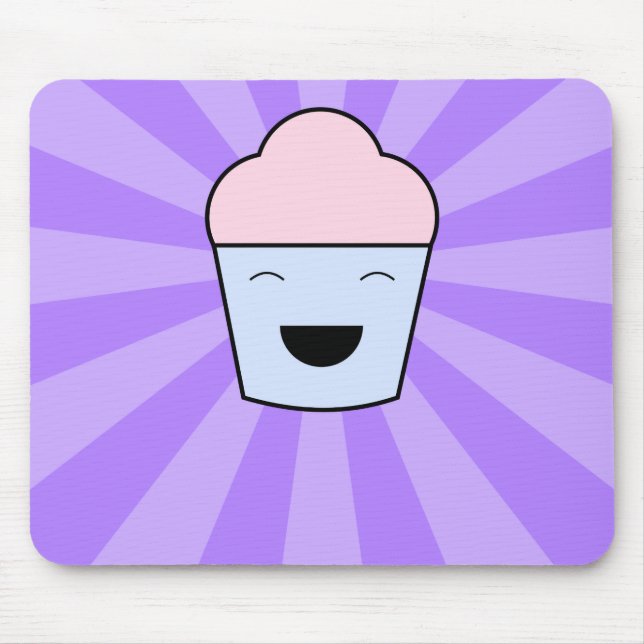 Kawaii Cupcake Mousepad (Front)