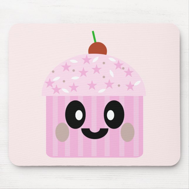 KAWAII CUPCAKE PINK MOUSEPAD YUMMY!!! (Front)