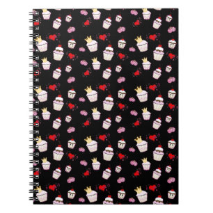 Kawaii Cupcakes Pattern accessories Notebook