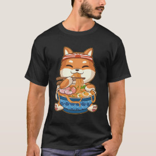 Kawaii Cute Anime Shiba Inu Dog Otaku Japanese Ram T-Shirt