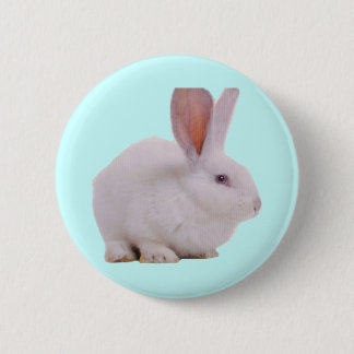 Kawaii Cute Bunny Rabbit 6 Cm Round Badge