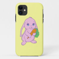 Kawaii Cute Cartoon Bunny Rabbit Carrot