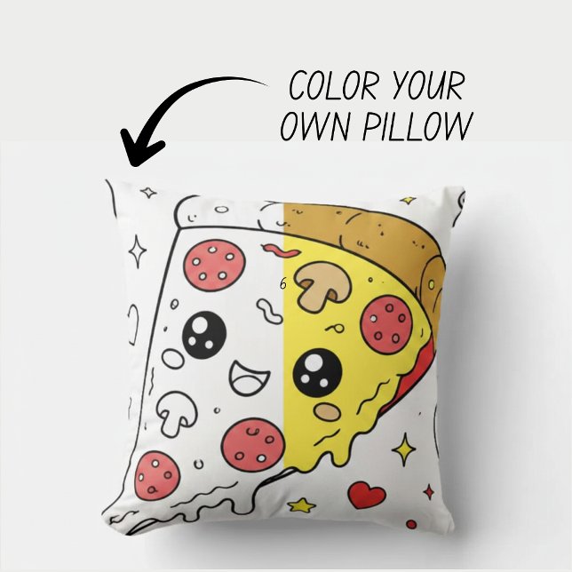 Kawaii Cute Colouring Book Pillow (Creator Uploaded)