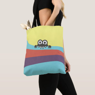Kawaii Cute Creature Rainbow Colourful Tote Bag