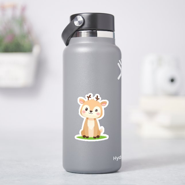 Kawaii Cute Deer Sticker  (HydroFlask)