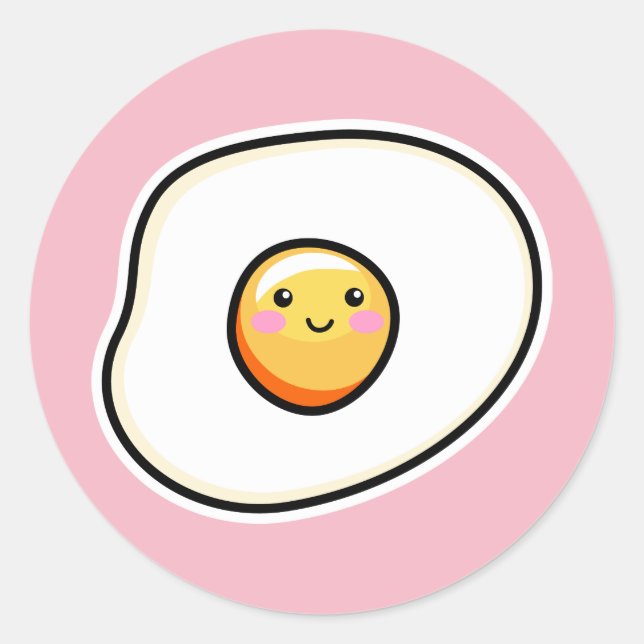 Kawaii Cute egg stickers (Front)