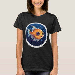 Kawaii Cute Fish Good Night T-Shirt