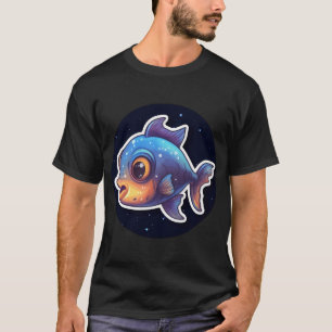 Kawaii Cute Fish Good Night T-Shirt