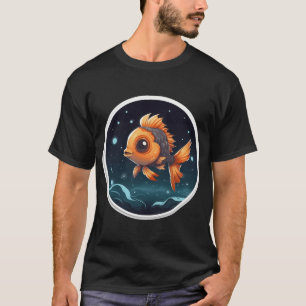 Kawaii Cute Fish Good Night T-Shirt