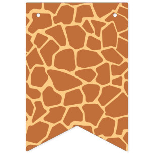 Kawaii Cute Giraffe Pattern. Bunting
