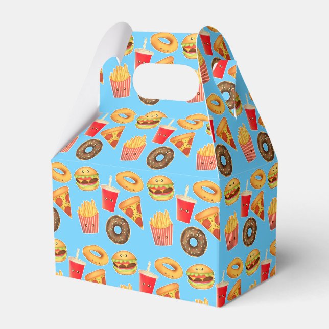 Kawaii Cute Junk Food  Favour Box (Front Side)