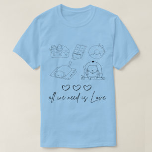 kawaii cute Love  T-Shirt