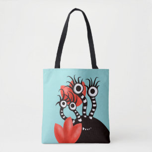 Kawaii Cute Monster Kids Tote Bag
