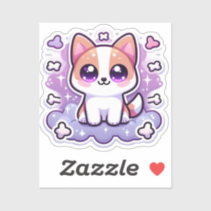 Kawaii Cute Puppy Adorable Dog Big Eyes Vinyl