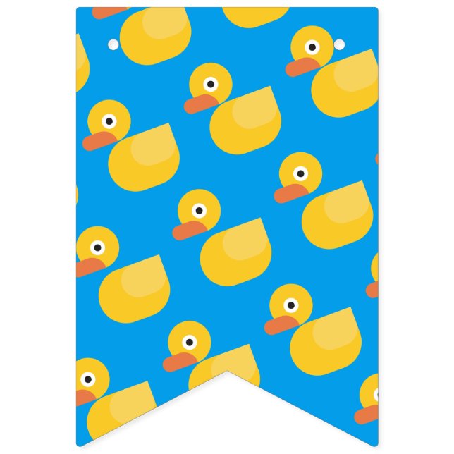 Kawaii Cute Rubber Ducky Bunting (First Flag)
