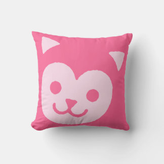 Kawaii Cute Sweet Kitty Cat Face Cushion